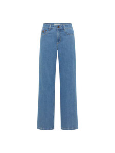 Lanius Damen Jeans Wide GOTS Salt ocean blue denim