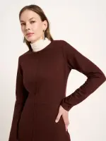 Lanius Damen Etuikleid OCS bitter chocolate