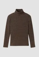 Recolution Damen Longsleeve Liatris Stripes chocolate