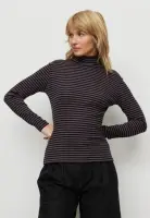 Recolution Damen Longsleeve Liatris Stripes dark grape