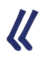 Lanius Damen Kniestrümpfe mit Rippe GOTS violet