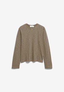 Armedangels Damen Longsleeve slub jersey stripe tinted...