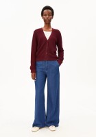 Armedangels Damen Strickjacke Menaal links links velvet red