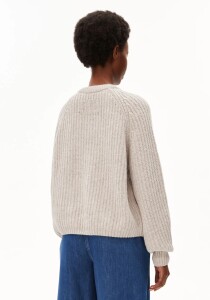 Armedangels Damen Cardigan RIPPSTRICKCARDIGAN honey melange