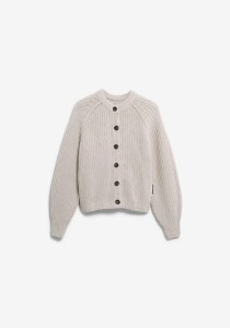 Armedangels Damen Cardigan RIPPSTRICKCARDIGAN honey melange