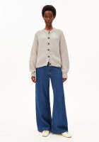 Armedangels Damen Cardigan RIPPSTRICKCARDIGAN honey melange