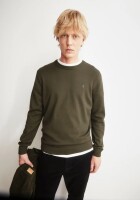 Armedangels Herren Sweatshirt Loukaa knit dark earth
