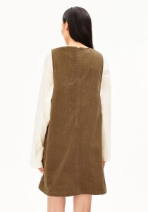 Armedangels Damen Kleid Corduroy Mini Dress Amberwood