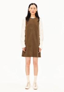 Armedangels Damen Kleid Corduroy Mini Dress Amberwood