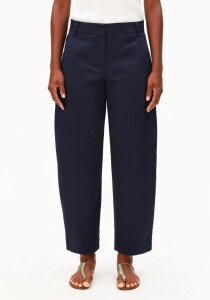 Armedangels Damen Hose BARREL LEG TWILL PANTS night sky