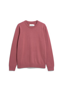 Armedangels Herren Sweatshirt Loukaa knit velvet ember