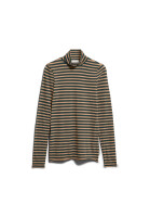 Armedangels Damen Longsleeve Grazilianaa Stripe amberwood-midnight reef