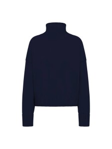 Lanius Damen Pullover Oversize GOTS midnight