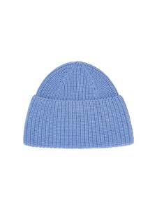Lanius Damen Mütze GOTS light blue melange