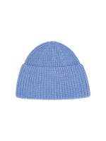 Lanius Damen Mütze GOTS light blue melange