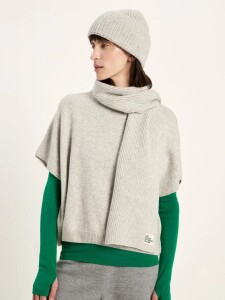 Lanius Damen Mütze GOTS grey melange