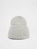 Lanius Damen Mütze GOTS grey melange