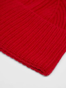Lanius Damen Mütze GOTS red