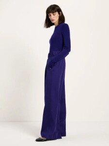 Lanius Damen Hose mit weitem Bein violet