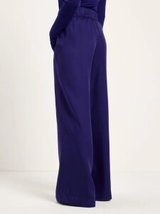 Lanius Damen Hose mit weitem Bein violet
