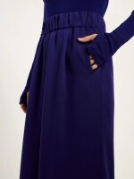 Lanius Damen Hose mit weitem Bein violet