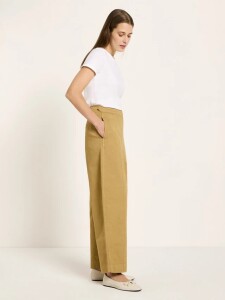 Lanius Damen Hose mit Barrel Leg OCS khaki