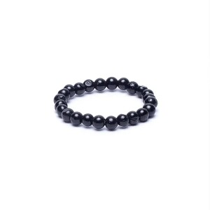 Phoenix Import Ring schwarzer Turmalin elastisch 12562