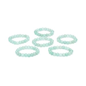 Phoenix Import Ring grüner Aventurin elastisch 12558