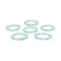 Phoenix Import Ring grüner Aventurin elastisch 12558