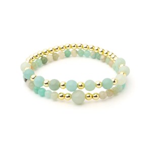 Phoenix Import Armband 12727 Amazonit & Hämatit...