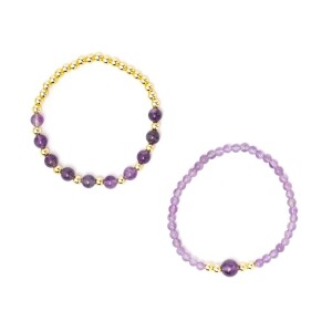 Phoenix Import Armband 12729 Amethyst & Hämatit...