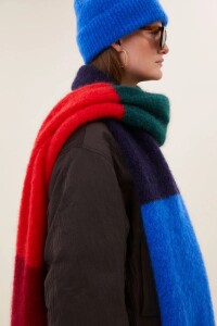 by bar Damen Schal Leah striped multicolour