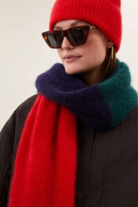 by bar Damen Schal Leah striped multicolour