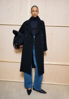 Armedangels Damen Mantel WOOL DOUBLE-BREASTED COAT black