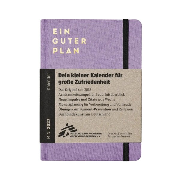 Ein guter Plan Mini 2027 - Lavendel
