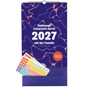 Ein guter Plan Wandkalender »Halbwegs entspannt durch 2027 mit der Familie«