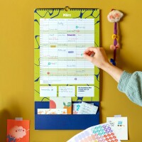 Ein guter Plan Wandkalender »Halbwegs entspannt durch 2027 mit der Familie«