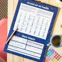Ein guter Plan Wandkalender »Halbwegs entspannt durch 2027 mit der Familie«
