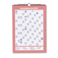 Ein guter Plan Wandkalender »Halbwegs entspannt durch 2027 mit der Familie«