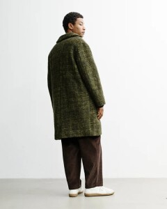 Rotholz Unisex Mantel Formal Coat grün