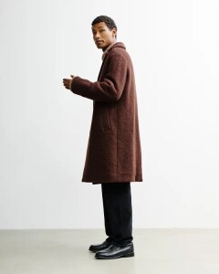 Rotholz Unisex Mantel Formal Coat braun
