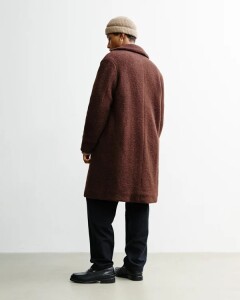 Rotholz Unisex Mantel Formal Coat braun