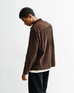 Rotholz Herren Hemd Cord Casual Chocolate Brown