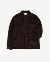 Rotholz Herren Hemd Cord Casual Chocolate Brown