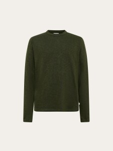 KnowledgeCotton Herren Longsleeve Slub Longsleeve Forest...