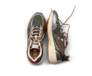 Genesis Footwear Damen Schuhe G-Eco 99 Spotted Sole Silver/Olive