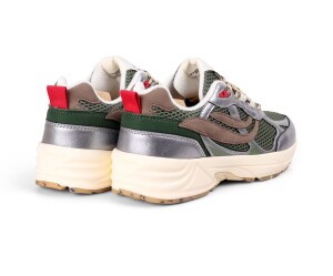 Genesis Footwear Damen Schuhe G-Eco 99 Spotted Sole Silver/Olive