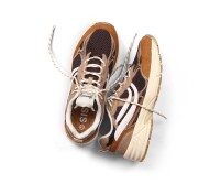 Genesis Footwear Herren Schuhe G-Eco 99 Spotted Sole Cognac/Beige/D.Grey