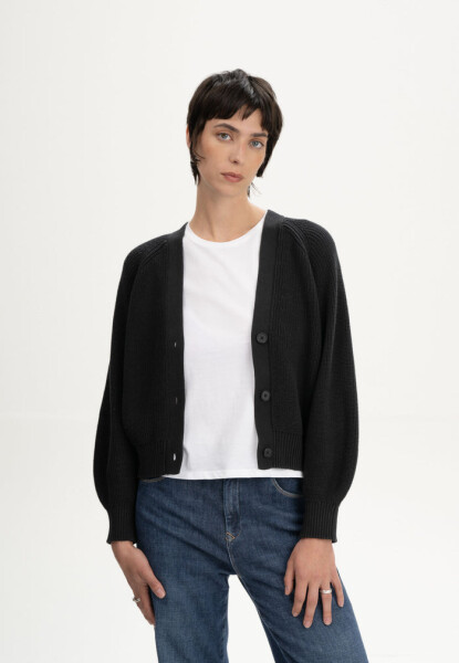 Mela Damen Cardigan Bhuma Black