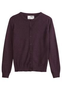 Mela Damen Cardigan Nameen Elderberry Melange
